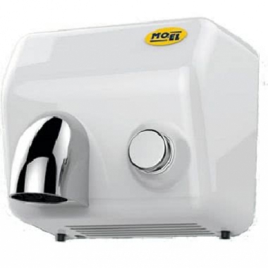 ASCIUGAMANI BORA ANTIVANDALICO BIANCO CON PULSANTE E GETTO ORIENTABILE - MOEL 725 product photo Photo 01 3XL