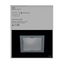 GEMINI 12V SQUARE CON VETRO - *METAL SPOT 15230 product photo