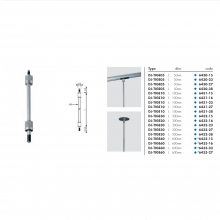 TIGE DIRITTA X COLL.A BINARIO L.100MM CROMO MATTE - NUOVA MIZAR 643127 product photo