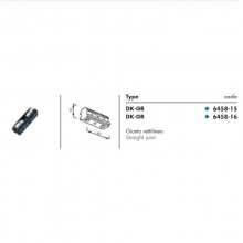 MINITRACK 12V GIUNTO LINEARE NERO - NUOVA MIZAR 645815 product photo