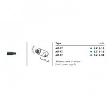 MINITRACK 12V ALIMENTAZIONE DI TESTATA GRI/ARG. - NUOVA MIZAR 651828 product photo