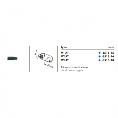 MINITRACK 12V ALIMENTAZIONE DI TESTATA GRI/ARG. - NUOVA MIZAR 651828 product photo Photo 01 3XL