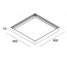 BOX PER INSTALLAZIONE PLAFONE THE PANEL 600X600 - NOVALUX 102033/01 product photo