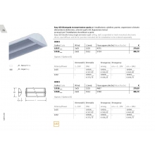 PLAFONIERA EASY LED 2X32W 4000K GRIGIO L1512 KO - NOVALUX 13520/03 product photo