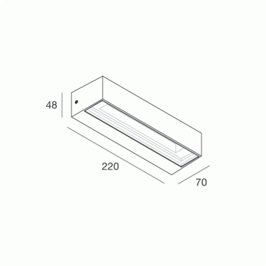 PLAFONIERA TILE PARETE LED 2X8W 3K IP65 GRIGIO ANTRACITE - NOVALUX 101402/94 product photo Photo 02 3XL