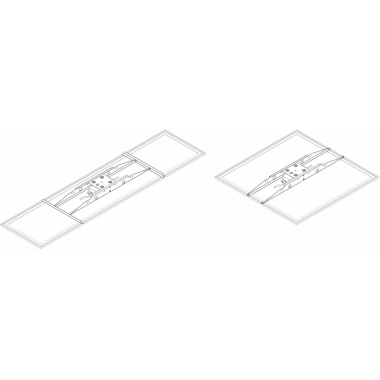 STAFFE PER INSTALLAZIONE PLAFONE 600/1200 THE PANEL 2 - NOVALUX 16213/99 product photo Photo 02 3XL