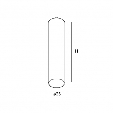 TUBO 500 50W LED 8W GU10 NERO - NOVALUX I711K1050NK product photo Photo 02 3XL