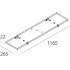 KIT INSTALLAZIONE PLAFONE 1200X300 SCHOOL - NOVALUX 104109/01 product photo