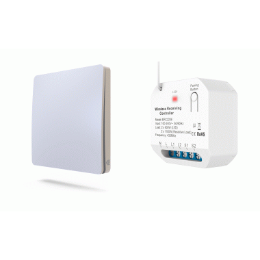 KIT PULSANTE E RELE' WIFI ALEXA E GOOGLE HOME - FEB ELETTRICA 9303 product photo Photo 01 3XL