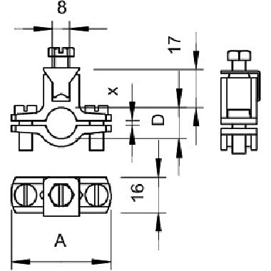 950 Z 1 COLLARE FISSATUBO - OBO BETTERMANN 5050111 - OBO BETTERMANN 5050111 product photo Photo 02 3XL