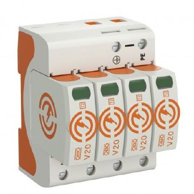 V20-4-280 LIMITATORE DI TIPO 2 4 POLI - OBO BETTERMANN 5095164 - OBO BETTERMANN 5095164 product photo Photo 01 3XL