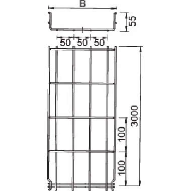 GRM 55/50 PASSERELLA INOX - OBO BETTERMANN 6001070 - OBO BETTERMANN 6001070 product photo Photo 02 3XL
