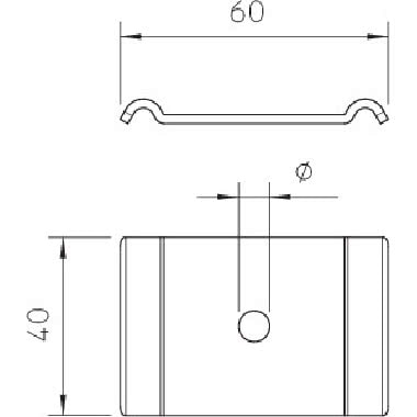 DISPOSITIVO DI FISSAGGIO - OBO BETTERMANN GKS50/FS11 - OBO BETTERMANN GKS50/FS11 product photo Photo 02 3XL