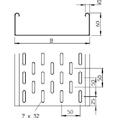 MKS 640 FT PASSERELLA PORTACAVI MKS - OBO BETTERMANN 6055664 product photo Photo 02 3XL