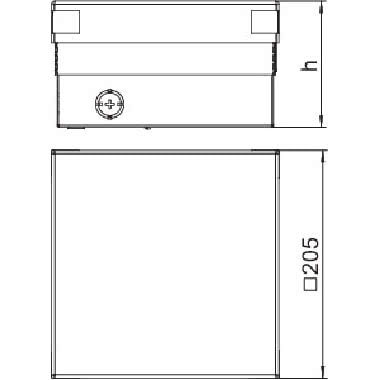 UDHOME4 2V I4 SERVICE OUTLET COMPLETA - OBO BETTERMANN 7427074 - OBO BETTERMANN 7427074 product photo Photo 02 3XL