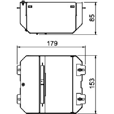 GT I4 BOX DI MONTAGGIO DIM. R4, 4 CASSETTE - OBO BETTERMANN 7429194 - OBO BETTERMANN 7429194 product photo Photo 02 3XL