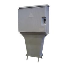 Armadio in vetroresina 714x660 con basamento con serratura a chiave triangolare<br>e lucchettabile - OEC SB3743GW product photo