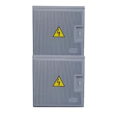 Contenitore in vetroresina 590x580 sovrapposto in doppio con serratura unificata nazionale - OEC N0ST0190 product photo Photo 01 3XL