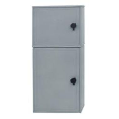 ARMADIO 500X900 + 500X500 SOVRAPPOSTO  CON SERRATURA TRIANGOLO E LUCCHETABILE SUPERIORE E INFERIORE. - OEC S05743GW product photo Photo 01 3XL