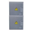 Contenitore in vetroresina 590x580 sovrapposto in doppio con serratura unificata nazionale - OEC N0ST0190 product photo