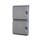 Armadio in vetroresina 714x660 sovrapposto con serratura cifratura 21 <br>superiore e inferiore - OEC SY57451K product photo