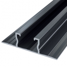 PROFILO IN ALLUMINIO PER SOSTEGNO MODULI FOTOVOLTAICI CON ALI LATERALI PER FISSAGGIO SU GRECATA LUNGHEZZA 3.4M - ORBIS EASYWING product photo