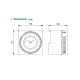 MINI T-QRD INTERRUTTORE ORARIO ELETTROMECCANICO DA PARETE, RETROQUADRO E BARRA DIN, GIORNALIERO, CON RISERVA 100 ORE, 230V - ORBIS MINITQRD product photo Photo 02 2XS