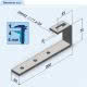 STL-S STAFFA SEMPLICE INOX - ORBIS OB620316 - ORBIS OB620316 product photo Photo 02 2XS