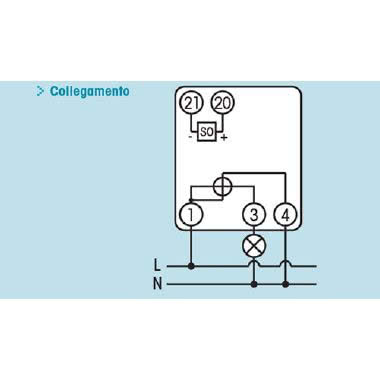 CONTATORE MONOFASE ENERGIA ATTIVA 2 MODULI 32A INSERZIONE DIRETTA DISPLAY DIGITALE LAMPEGGIO LED 0.5WH/IMP - ORBIS CONTAXD/3221SO product photo Photo 09 3XL