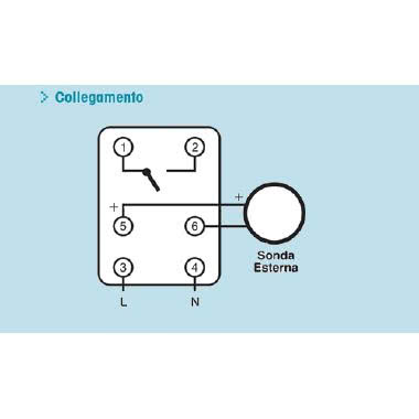 VEGADIN INTERRUTTORE CREPUSCOLARE 1 MODULO DIN CON SONDA DA PALO O PARETE, 230V - ORBIS VEGADIN product photo Photo 03 3XL