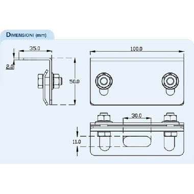 SLG STAF.INOX LAMIERA AGGRAFF. - ORBIS OB620141 - ORBIS OB620141 product photo Photo 02 3XL