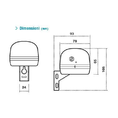 CREPUSCOLARE 230V IP54 PALO/PARETE - ORBIS VEGA product photo Photo 02 3XL
