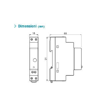 VEGADIN INTERRUTTORE CREPUSCOLARE 1 MODULO DIN CON SONDA DA PALO O PARETE, 230V - ORBIS VEGADIN product photo Photo 04 3XL