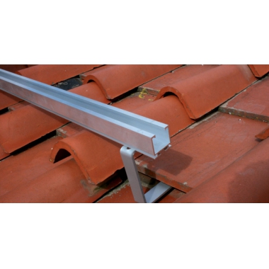 PROFILO IN ALLUMINIO PER SOSTEGNO MODULI FOTOVOLTAICI CON GUIDA LUNGHEZZA 3.4M - ORBIS EASY+ product photo Photo 02 3XL