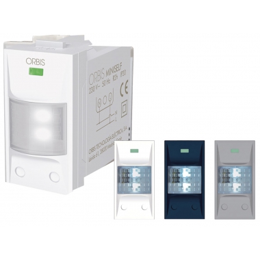 LAMPADA DI EMERGENZA DA INCASSO CON FRONTALINI BIANCO ANTRACITE E ALLUMINIO INTERCAMBIABILI 1 MODULO DIN 230V - ORBIS MINISELFLED product photo Photo 01 3XL