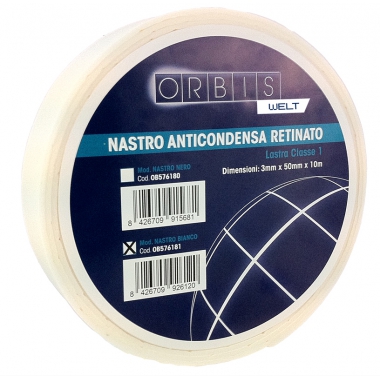 NASTRO ANTICONDENSA BIANCO LUNGHEZZA 10M SPESSORE 3MM LARGHEZZA 50MM - ORBIS NASTROBIANCO product photo Photo 01 3XL