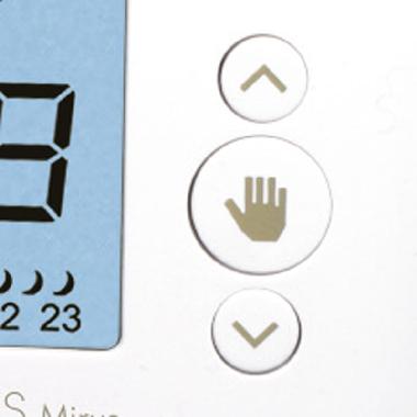 CRONOTERMOSTATO PARETE MIRUS BIANCO DIGITALE A BATTERIA PROGRAMMAZIONE GIORNALIERA SETTIMANALE ORBIS - ORBIS MIRUSBI product photo Photo 07 3XL