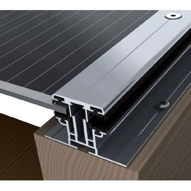 PROFILO DI BASE IN ALLUMINIO PER FISSAGGIO SU PENSILINA CON GUARNIZIONI PER IMPERMEABILIZZAZIONE LUNGHEZZA 5.1M EASY CLAMP BS ALLUMINIO - ORBIS OB620045 product photo Photo 04 3XL