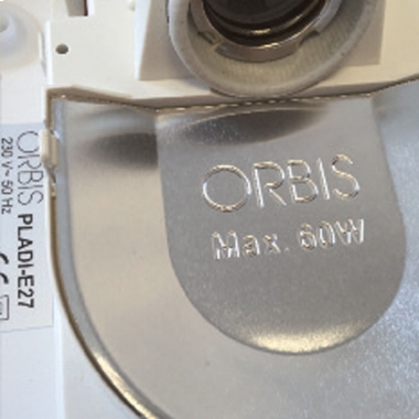 PLADI-E27 COLORE BIANCO CON RIVELATORE DI MOVIMENTO, RILEVAMENTO: ANGOLO 360°, DIAMETRO 18M AD ALTEZZA 2.5M, 230V - ORBIS PLADILEDE27 product photo Photo 02 3XL