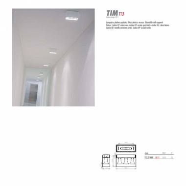 LAMPADA PLAFONE TIM T13 3 X GU10 3X50W CORNICE COLORE BIANCO - OTY LIGHT 3T13/210/06 product photo Photo 01 3XL