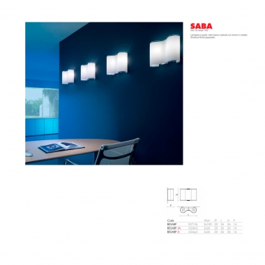 SABA - P - *AL* K/E27 - OTY LIGHT BESABP1BS product photo Photo 01 3XL