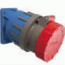 PRESE CON INTERRUTTORE DI BLOCCO IN TECNOPOLIMERO 3P+T 32A 400V - PALAZZOLI 413236 product photo