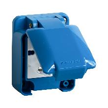 TAIS-PRESA INCAS.2P+T 10/16A UNIV.TERMOIND.IP44 - PALAZZOLI 431252 - PALAZZOLI 431252 product photo