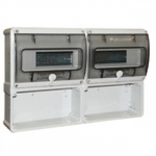 QUADRO 2 PRESE ORIZZONTALI 18 M IP55 - PALAZZOLI 579602 product photo