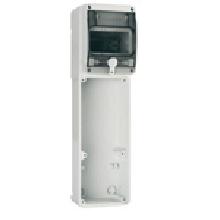 QUADRO 1 PRESA VERT+CENTR. 5MD IP65 - PALAZZOLI 579631 - PALAZZOLI 579631 product photo