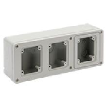 TOPTER CASSETTA 3 PRESE IND. ORIZZ. IP55 - PALAZZOLI 579703 - PALAZZOLI 579703 product photo