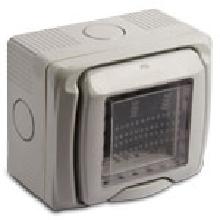 CONTENIT.2 MD PARETE 98X82X58MM IP55 - PALAZZOLI 630012 - PALAZZOLI 630012 product photo