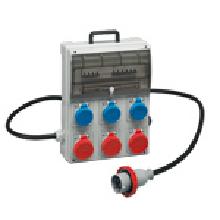 ASC 6 PRESE 16A 4-2P 2-3P IP66 - PALAZZOLI 670060 - PALAZZOLI 670060 product photo