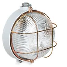 PLAF.TONDA 100W E27 ALLUM.DIFF.VTR.C/GRIGLIA IP65 - PALAZZOLI 830072 - PALAZZOLI 830072 product photo
