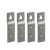 SET 4 STAFFE TAIS CUBE  PER FISSAGGIO ZINCATE - PALAZZOLI 550640 product photo Photo 01 2XS